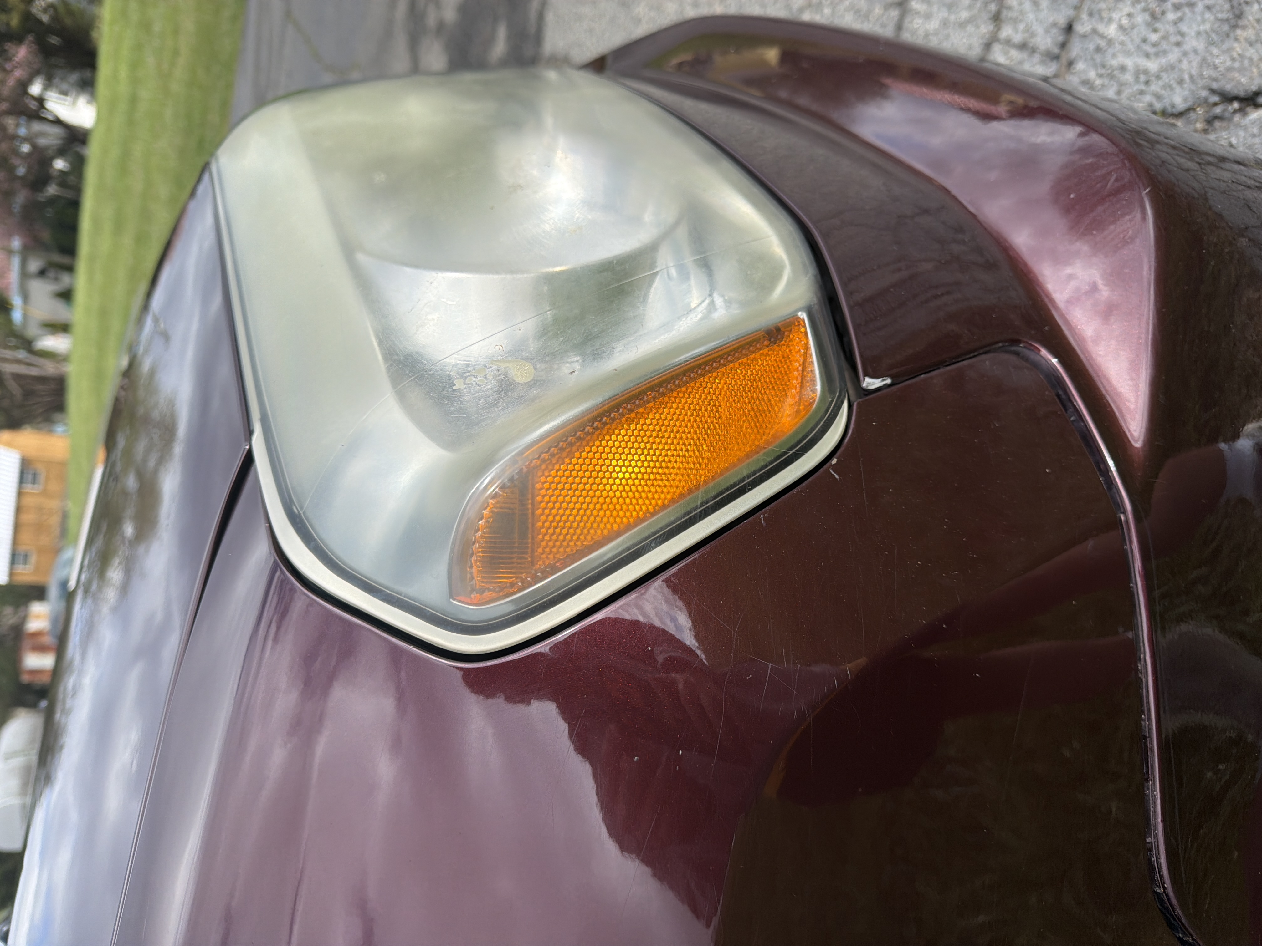 Headlight restoration before